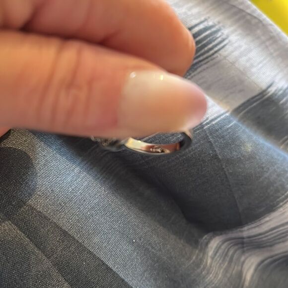 The Green Tear Drop Ring in Tibetan silver sz 6 - Picture 10 of 11